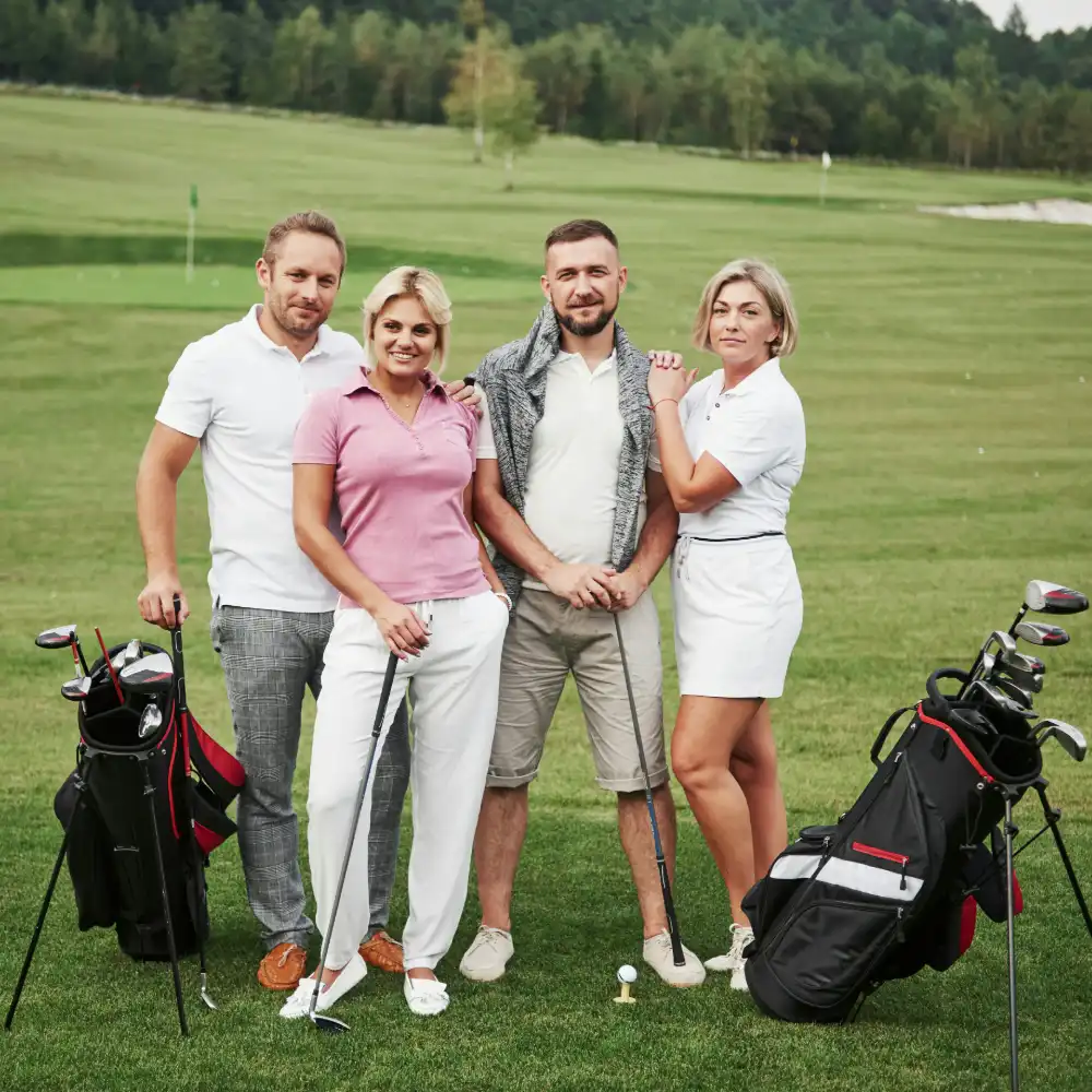 happy golfers happy golfers