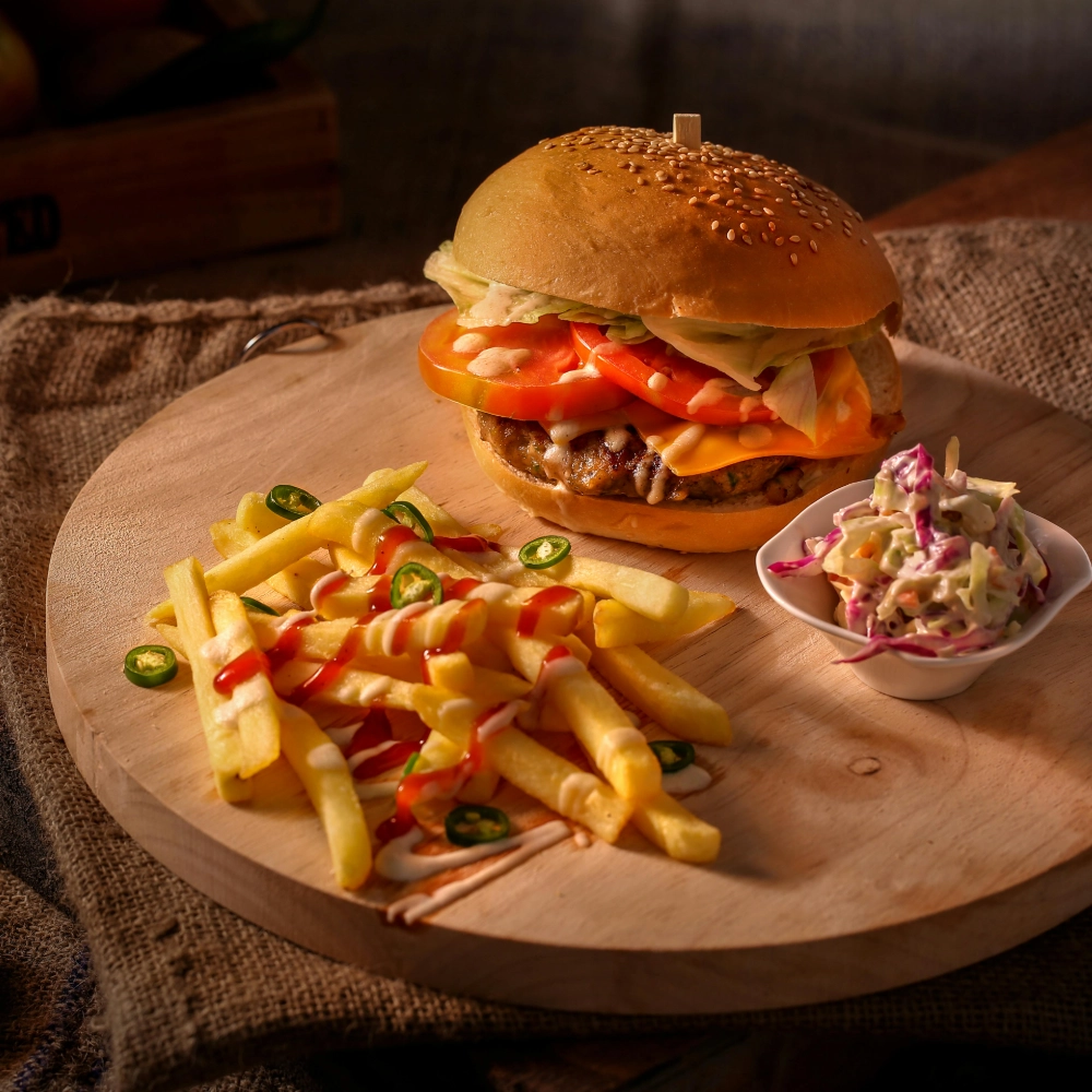 burger stock image